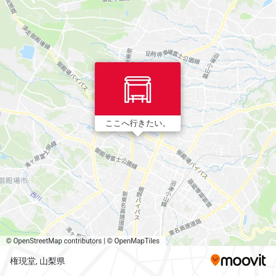 権現堂地図