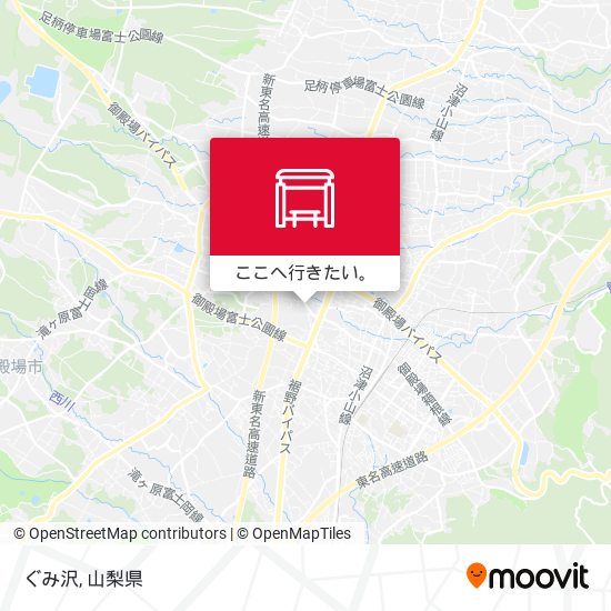ぐみ沢地図