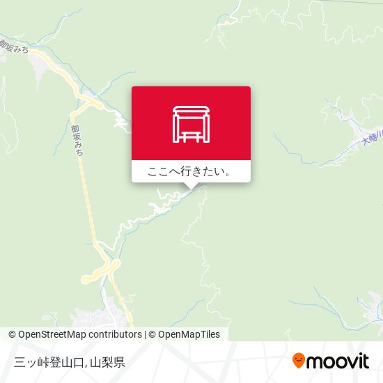 三ッ峠登山口地図