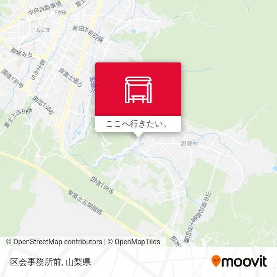 区会事務所前地図