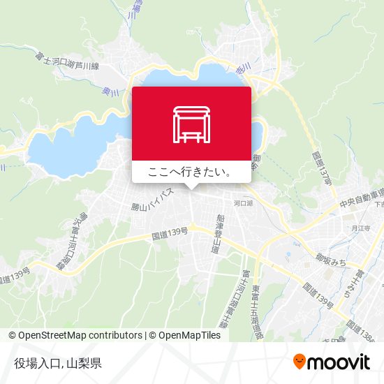 役場入口地図