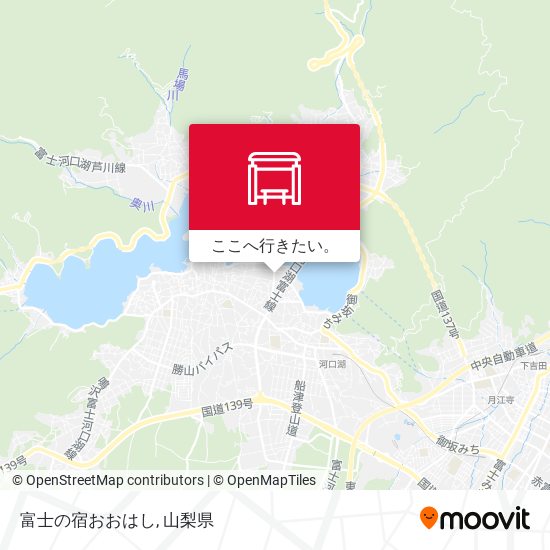 富士の宿おおはし地図