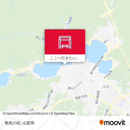 敷島の松地図