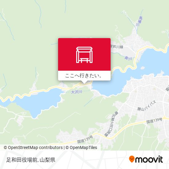 足和田役場前地図