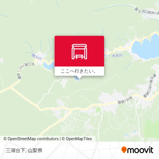 三湖台下地図