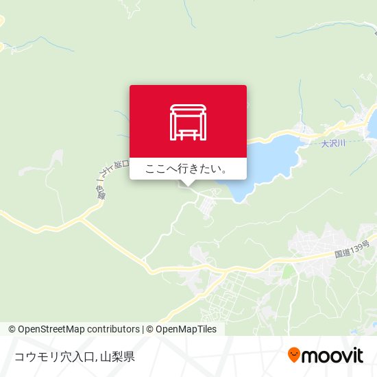 コウモリ穴入口地図