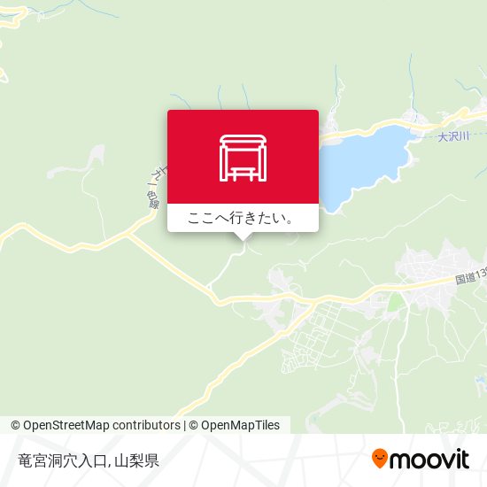 竜宮洞穴入口地図