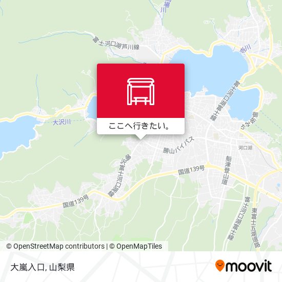 大嵐入口地図