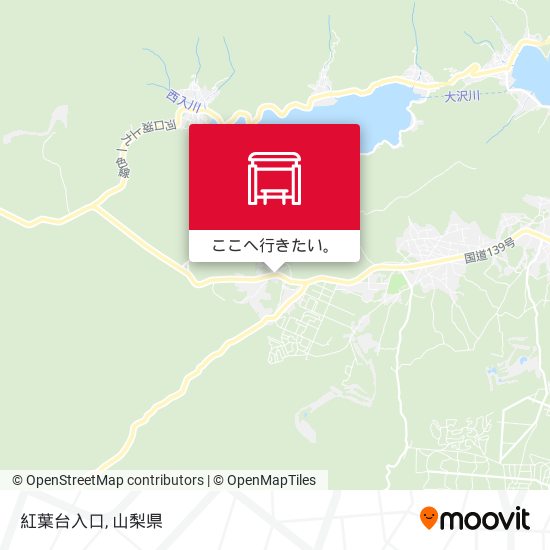 紅葉台入口地図
