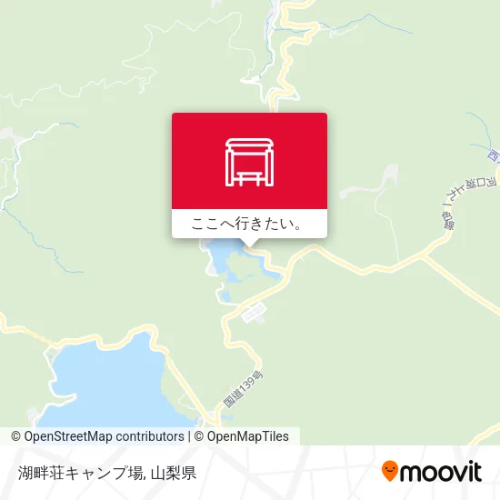 湖畔荘キャンプ場地図