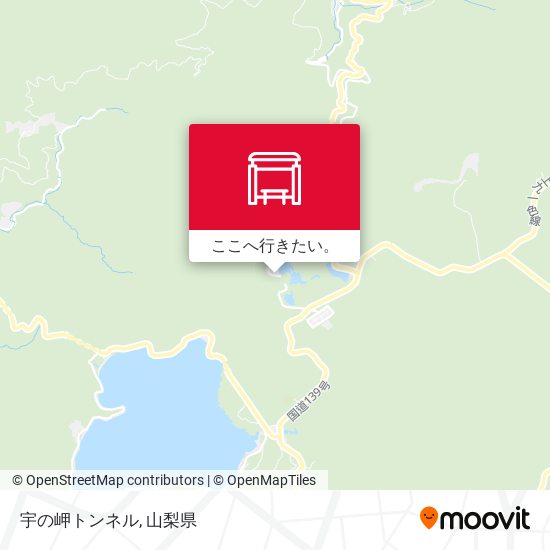 宇の岬トンネル地図