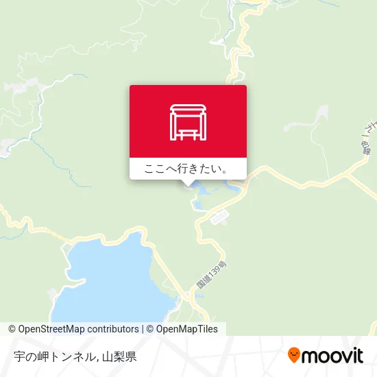 宇の岬トンネル地図