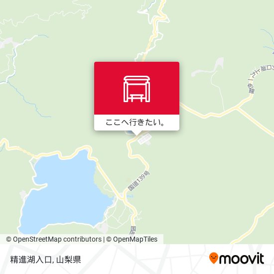 精進湖入口地図