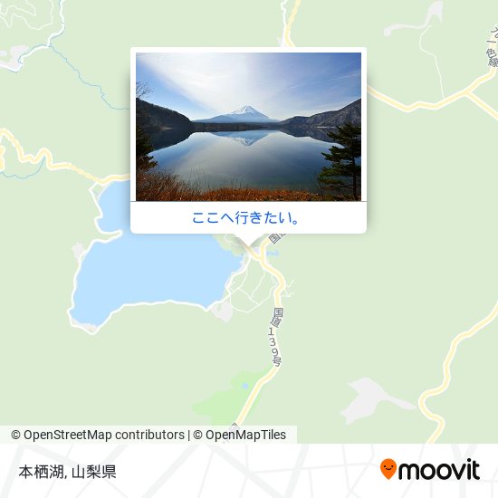本栖湖地図