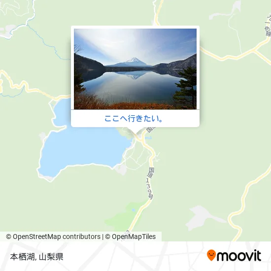 本栖湖地図