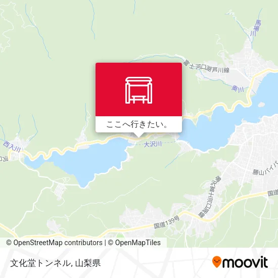 文化堂トンネル地図