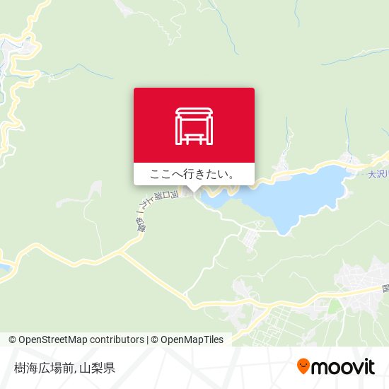 樹海広場前地図
