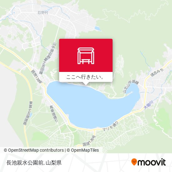 長池親水公園前地図