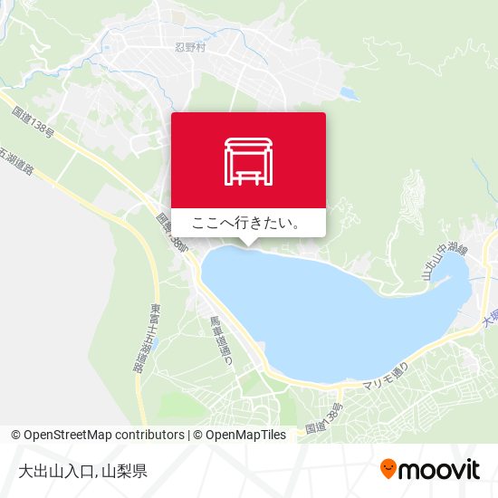 大出山入口地図