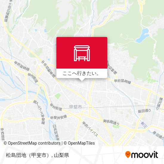 松島団地（甲斐市）地図