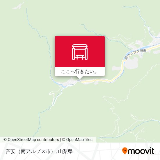 芦安（南アルプス市）地図