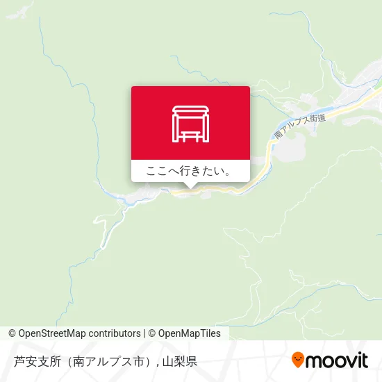 芦安支所（南アルプス市）地図