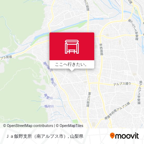 Ｊａ飯野支所（南アルプス市）地図