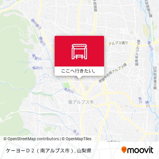 ケーヨーＤ２（南アルプス市）地図