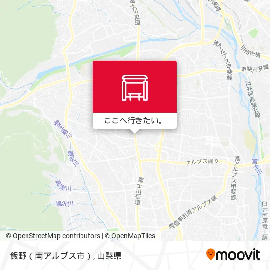 飯野（南アルプス市）地図