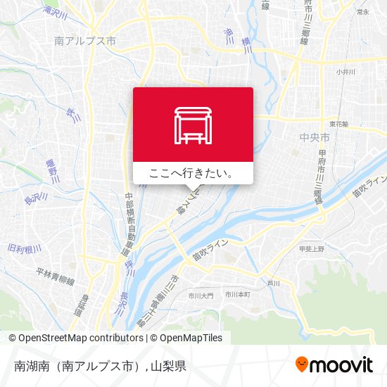 南湖南（南アルプス市）地図