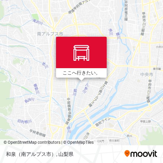 和泉（南アルプス市）地図