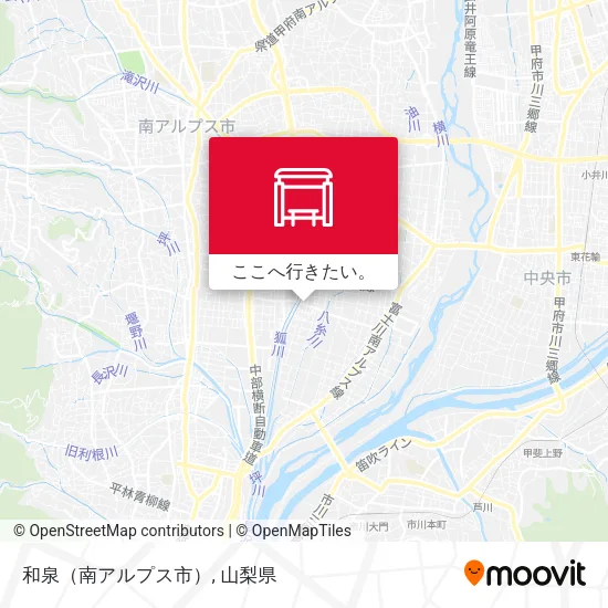 和泉（南アルプス市）地図