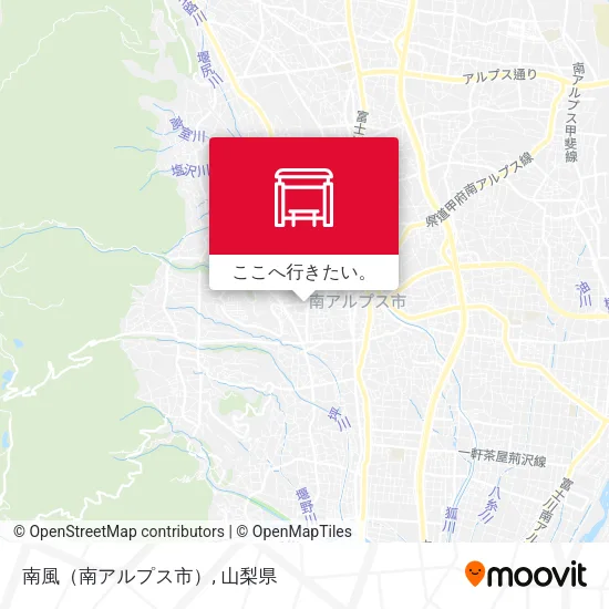 南風（南アルプス市）地図