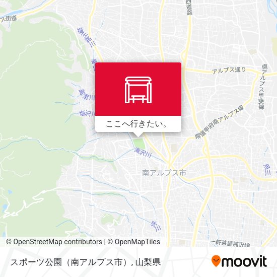 スポーツ公園（南アルプス市）地図