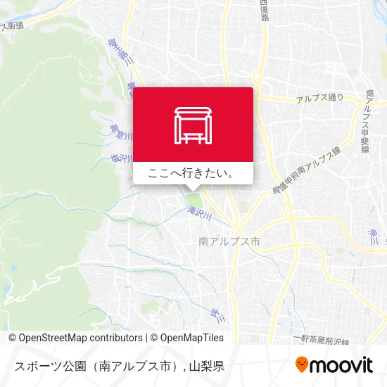 スポーツ公園（南アルプス市）地図