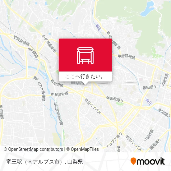 竜王駅（南アルプス市）地図