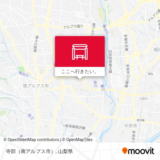 寺部（南アルプス市）地図