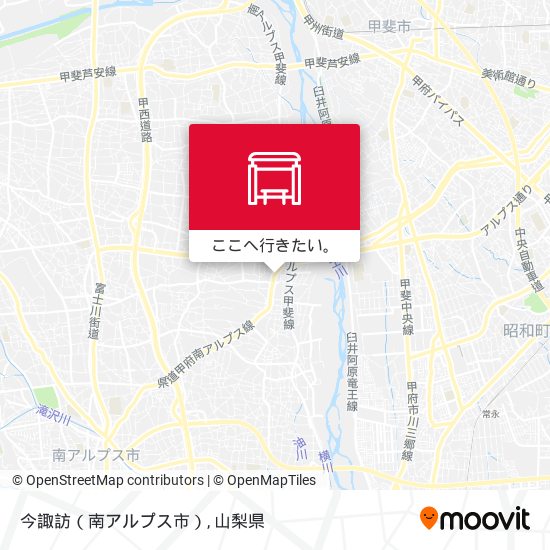 今諏訪（南アルプス市）地図