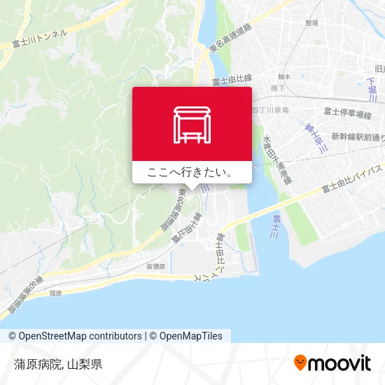 蒲原病院地図