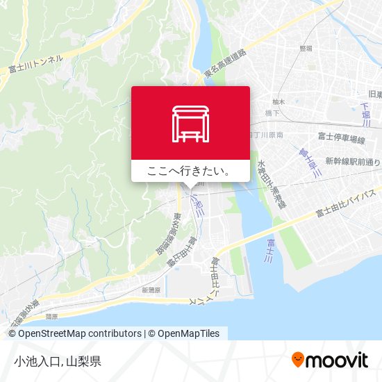 小池入口地図