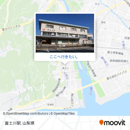 富士川駅地図