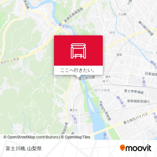 富士川橋地図