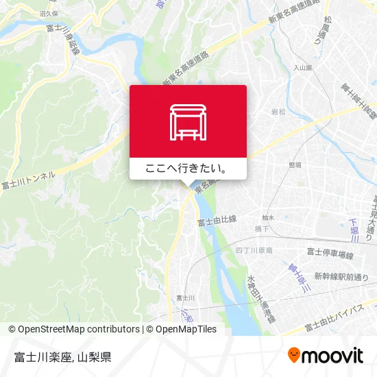 富士川楽座地図