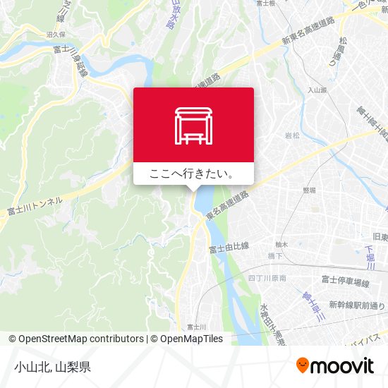 小山北地図