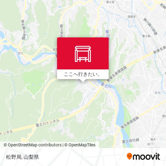 松野局地図