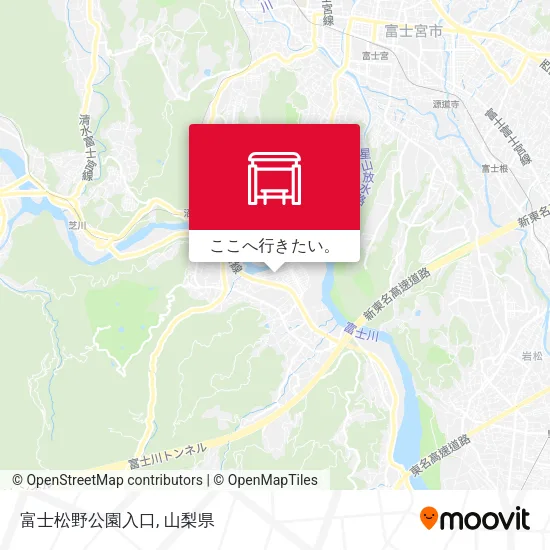 富士松野公園入口地図