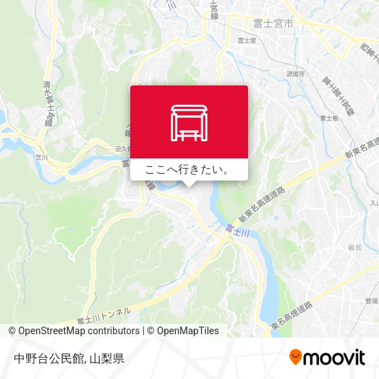 中野台公民館地図