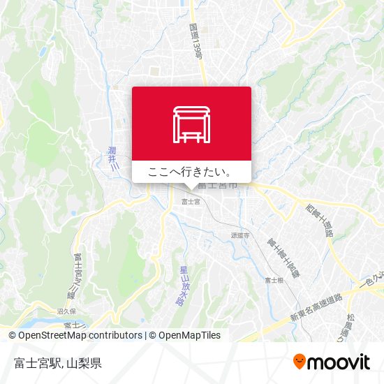 富士宮駅地図