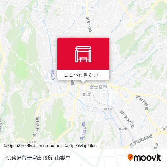 法務局富士宮出張所地図