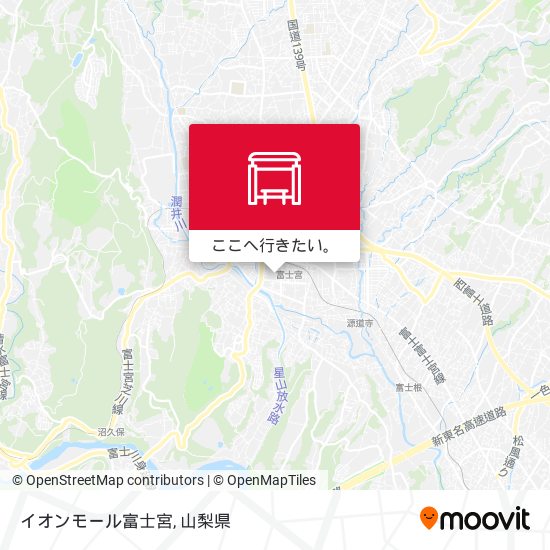 イオンモール富士宮地図